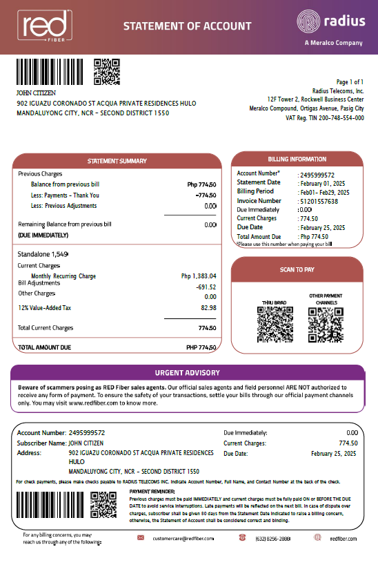  Minol USA business utility bill 